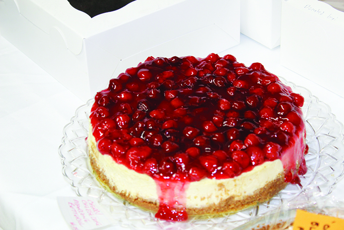 The cherry cheesecake that went for over $800