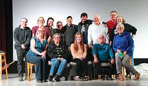 Mooseberry Acting Company getting ready to perform Cash on Delivery